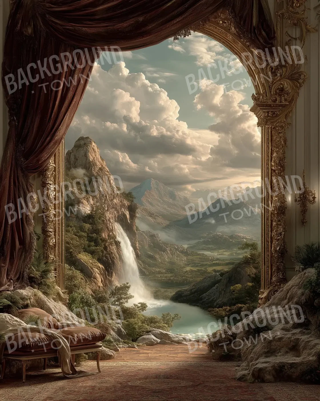 Walkway To Paradise 8’x10’ Fleece (96 x 120 inch) Backdrop