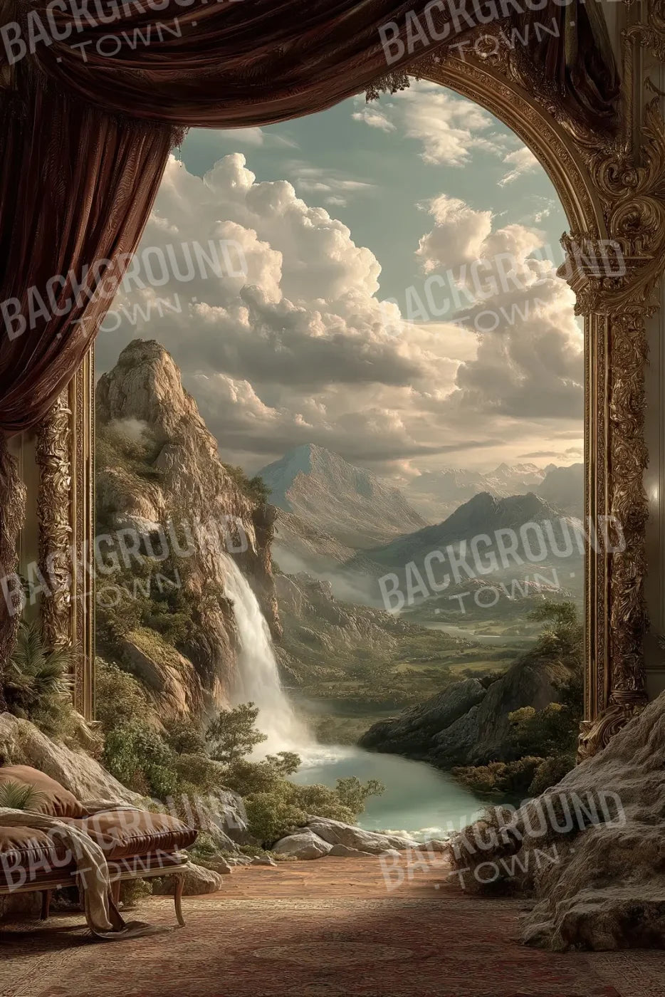 Walkway To Paradise 8’x12’ UltraCloth (96 x 144 inch) Backdrop