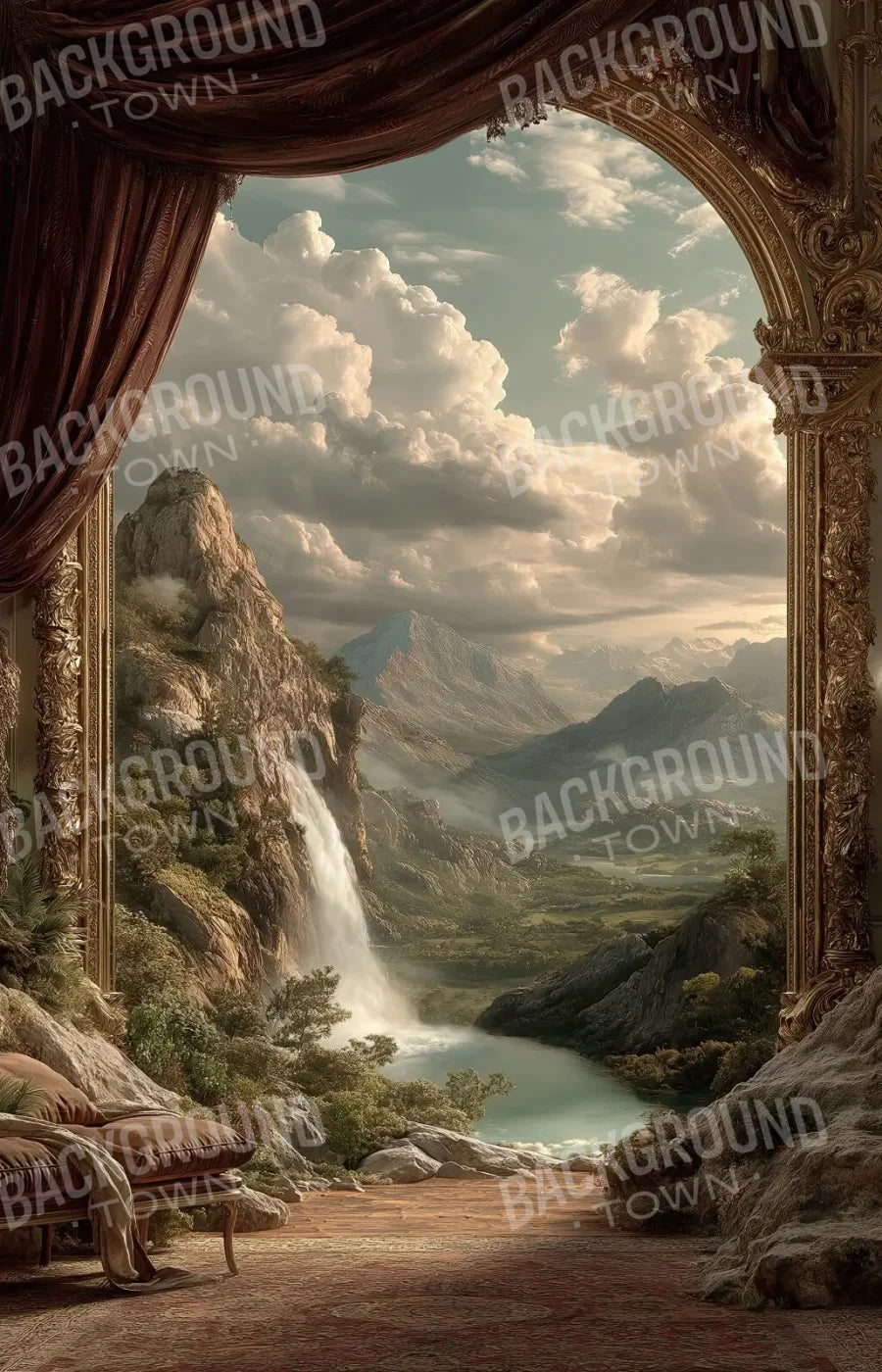 Walkway To Paradise 9’x14’ UltraCloth (108 x 168 inch) Backdrop