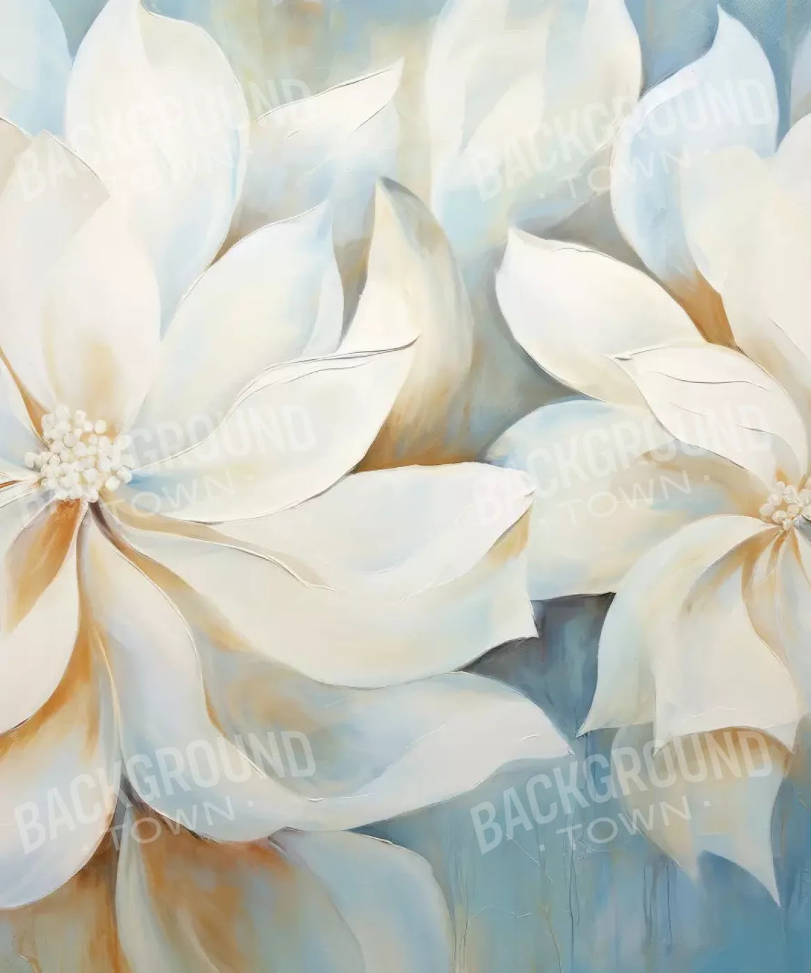 White, Blue Backdrop for Photography