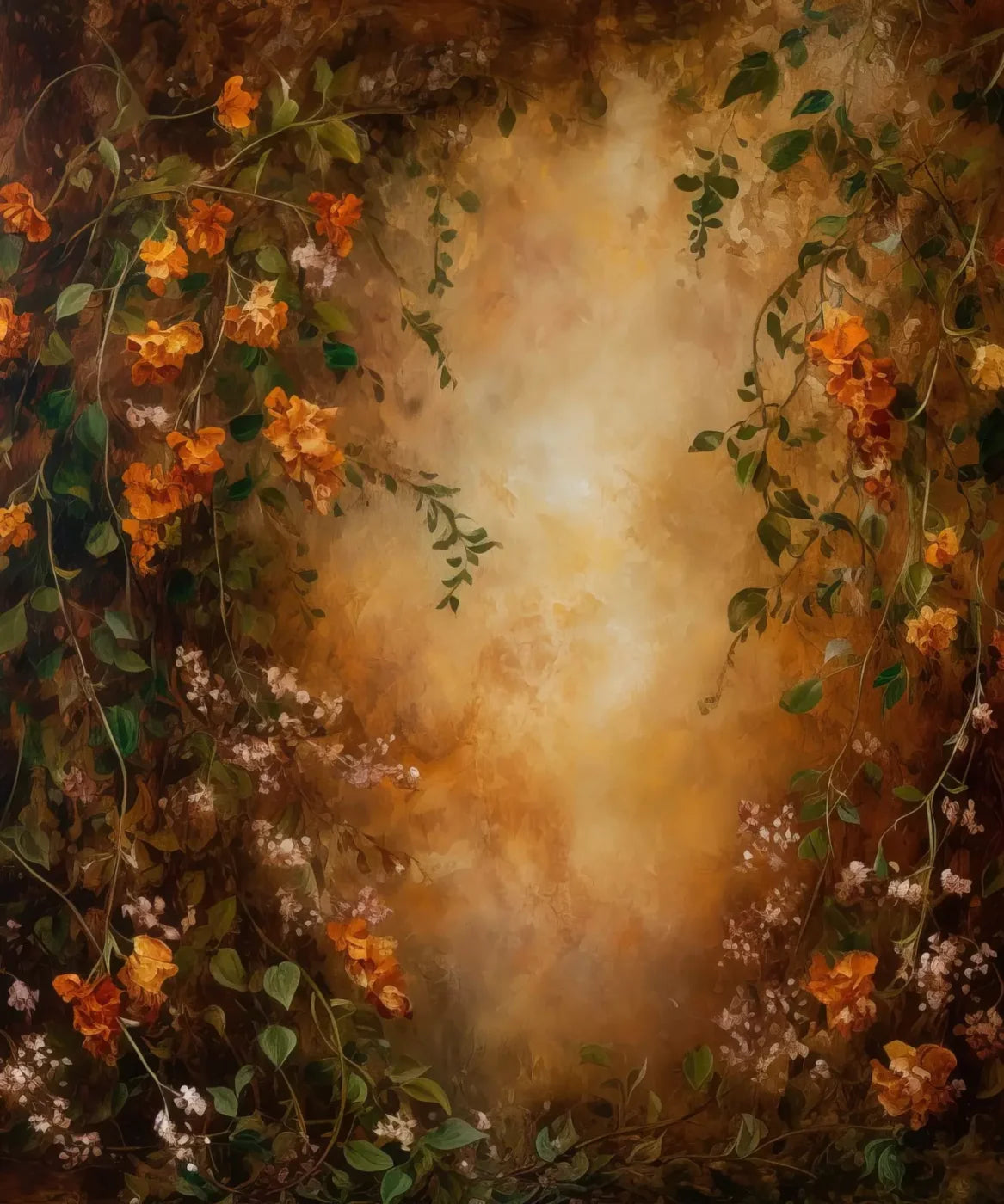 Warm Autumn Painted 10’X12’ Ultracloth (120 X 144 Inch) Backdrop