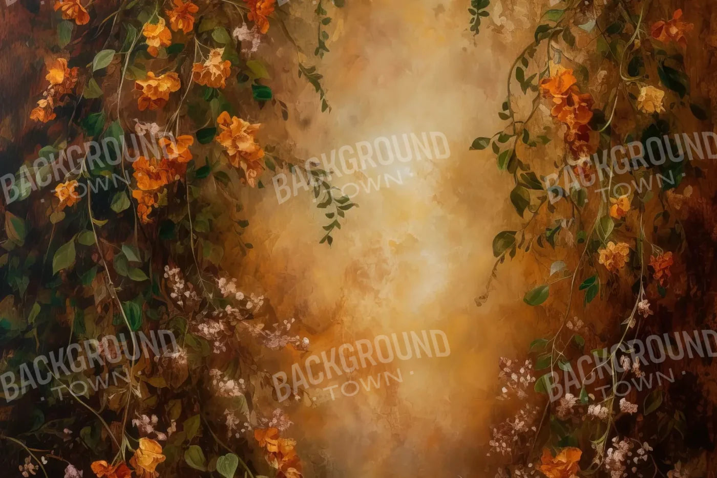 Warm Autumn Painted 12’X8’ Ultracloth (144 X 96 Inch) Backdrop