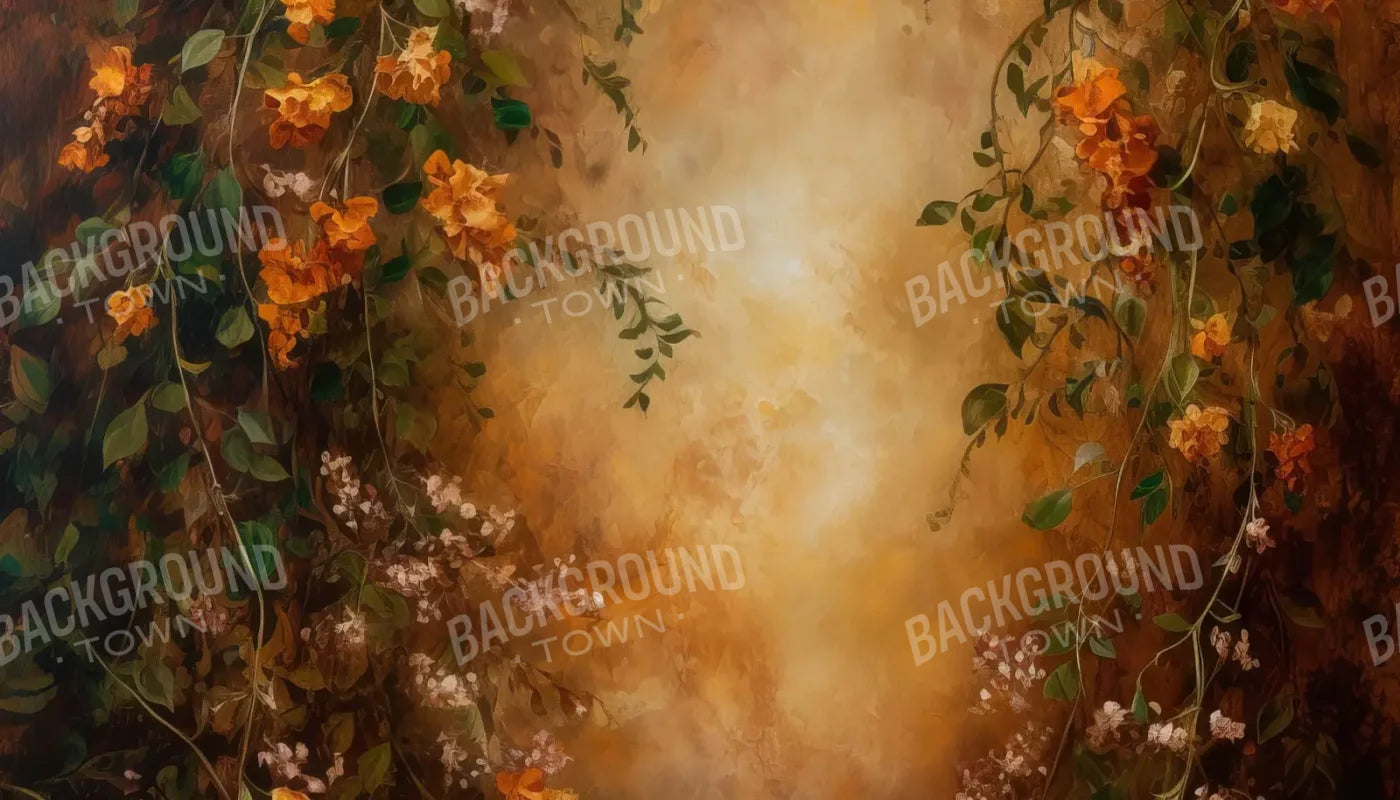 Warm Autumn Painted 14’X8’ Ultracloth (168 X 96 Inch) Backdrop