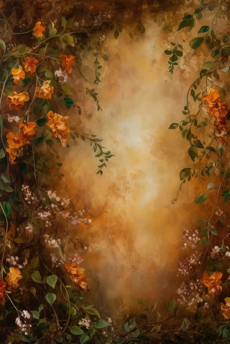 Warm Autumn Painted 8’X12’ Ultracloth (96 X 144 Inch) Backdrop