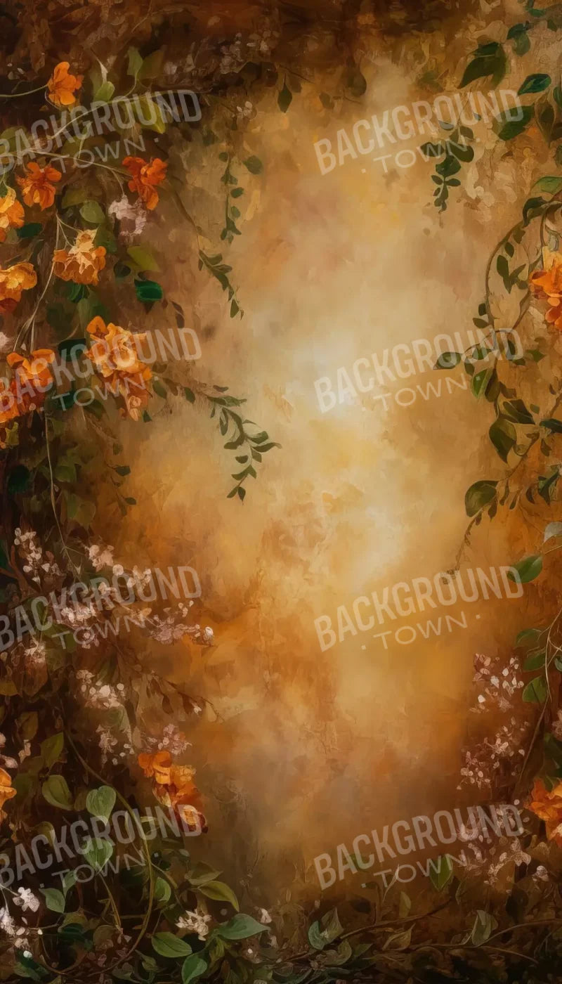 Warm Autumn Painted 8’X14’ Ultracloth (96 X 168 Inch) Backdrop