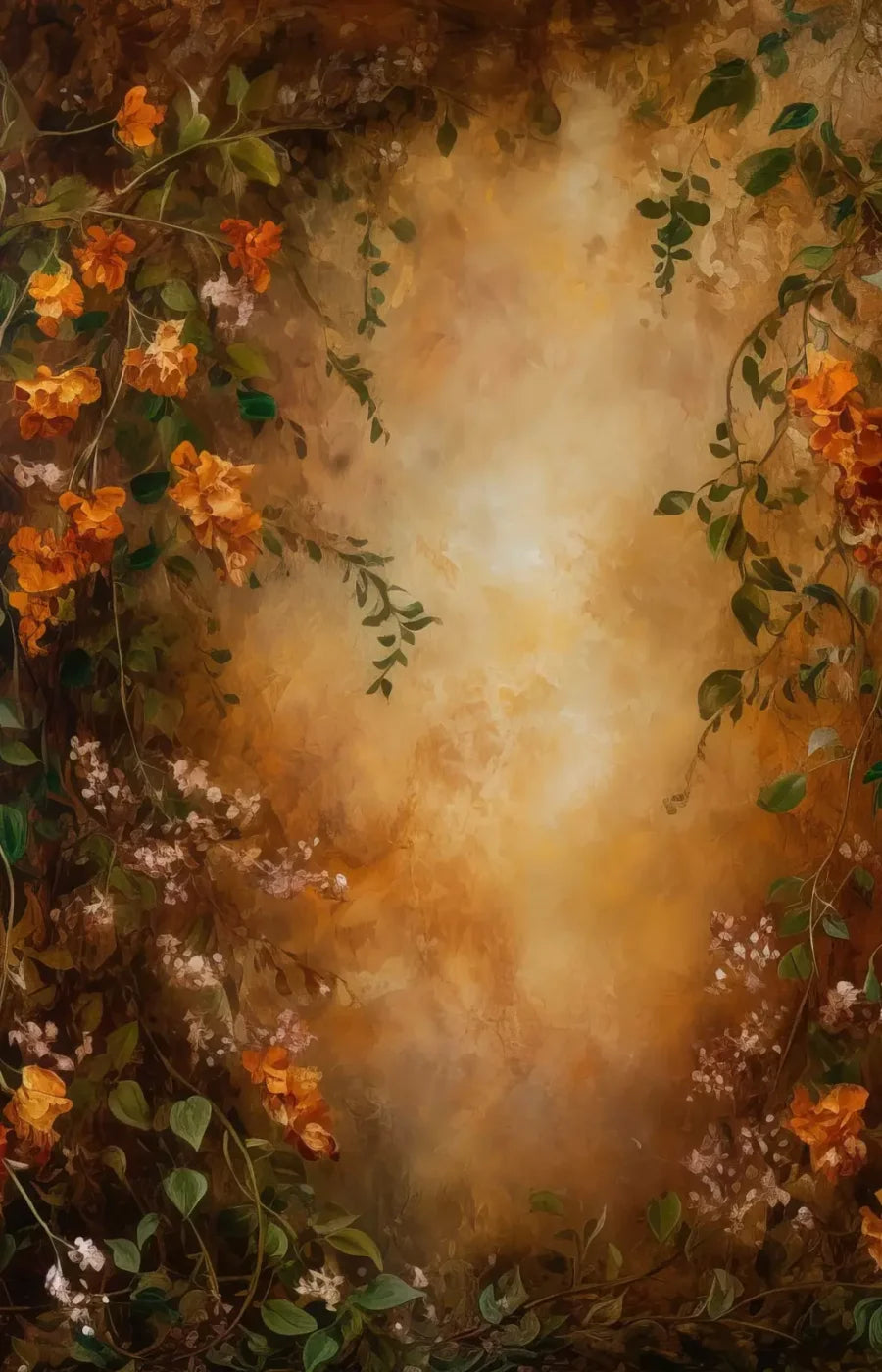 Warm Autumn Painted 9’X14’ Ultracloth (108 X 168 Inch) Backdrop