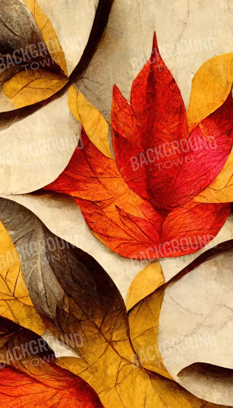 Warm Leaves 8’X14’ Ultracloth (96 X 168 Inch) Backdrop