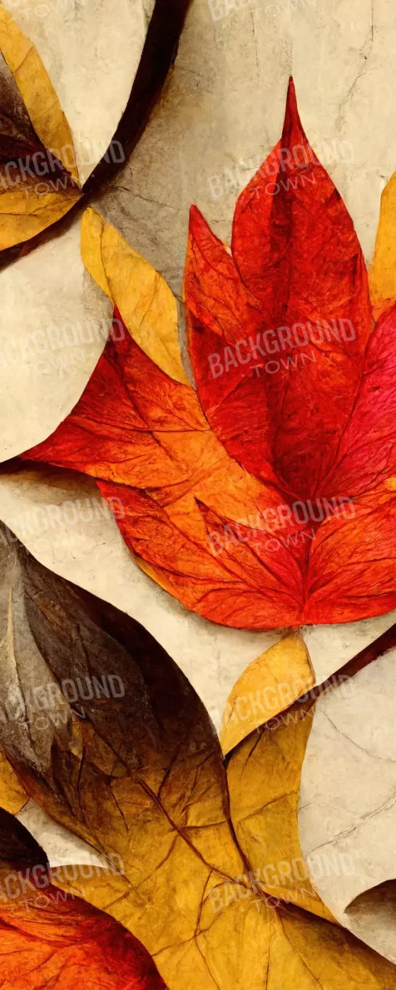 Warm Leaves 8’X20’ Ultracloth (96 X 240 Inch) Backdrop