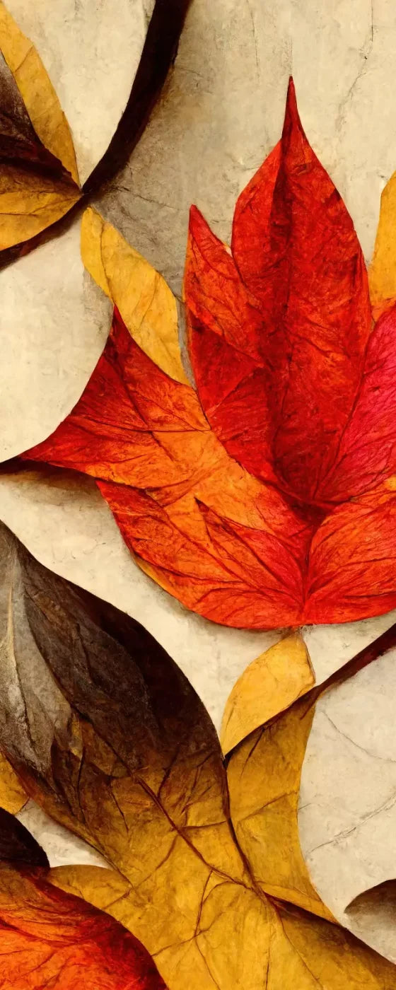 Warm Leaves 8’X20’ Ultracloth (96 X 240 Inch) Backdrop