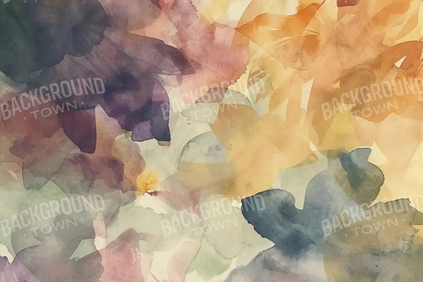 Watercolor Florals 12’x8’ UltraCloth (144 x 96 inch) Backdrop