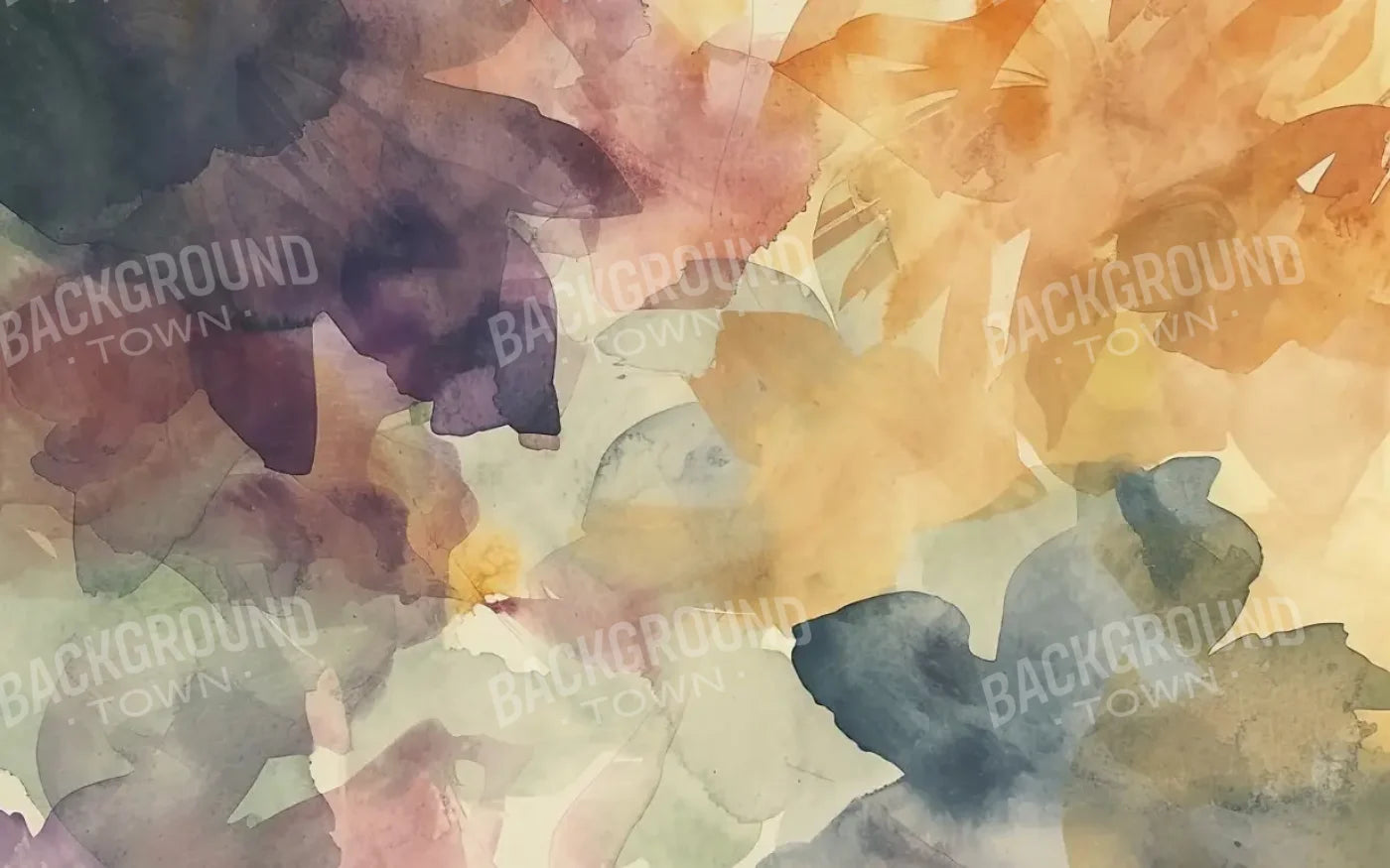 Watercolor Florals 8’x5’ UltraCloth (96 x 60 inch) Backdrop