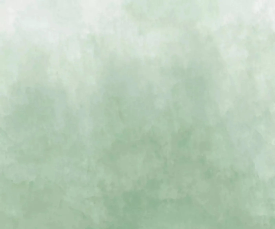 Watercolor In Green 5X42 Fleece ( 60 X 50 Inch ) Backdrop