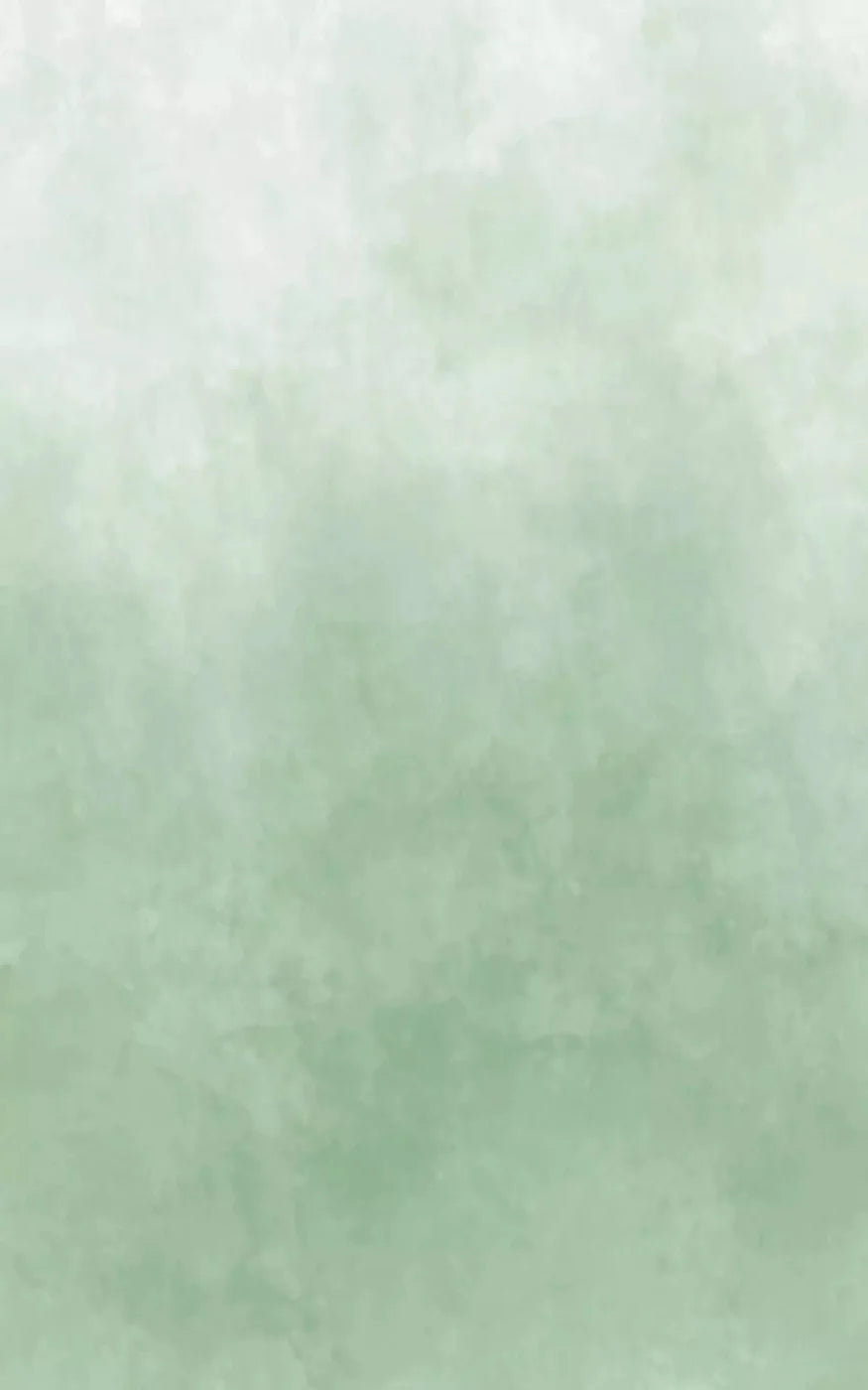 Watercolor In Green 9X14 Ultracloth ( 108 X 168 Inch ) Backdrop
