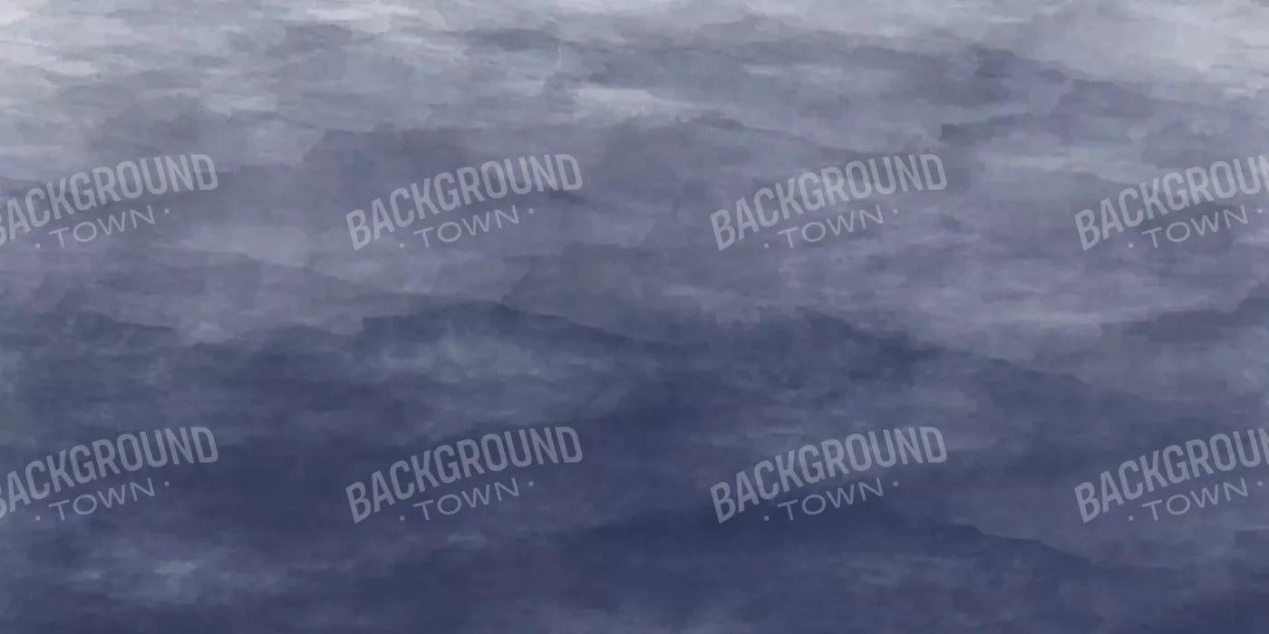 Watercolor In Navy 20X10 Ultracloth ( 240 X 120 Inch ) Backdrop