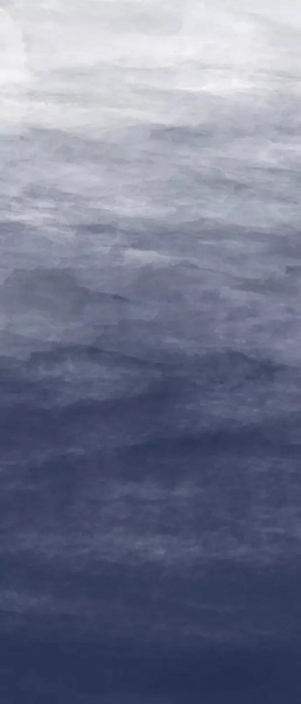 Watercolor In Navy 5X12 Ultracloth For Westcott X-Drop ( 60 X 144 Inch ) Backdrop