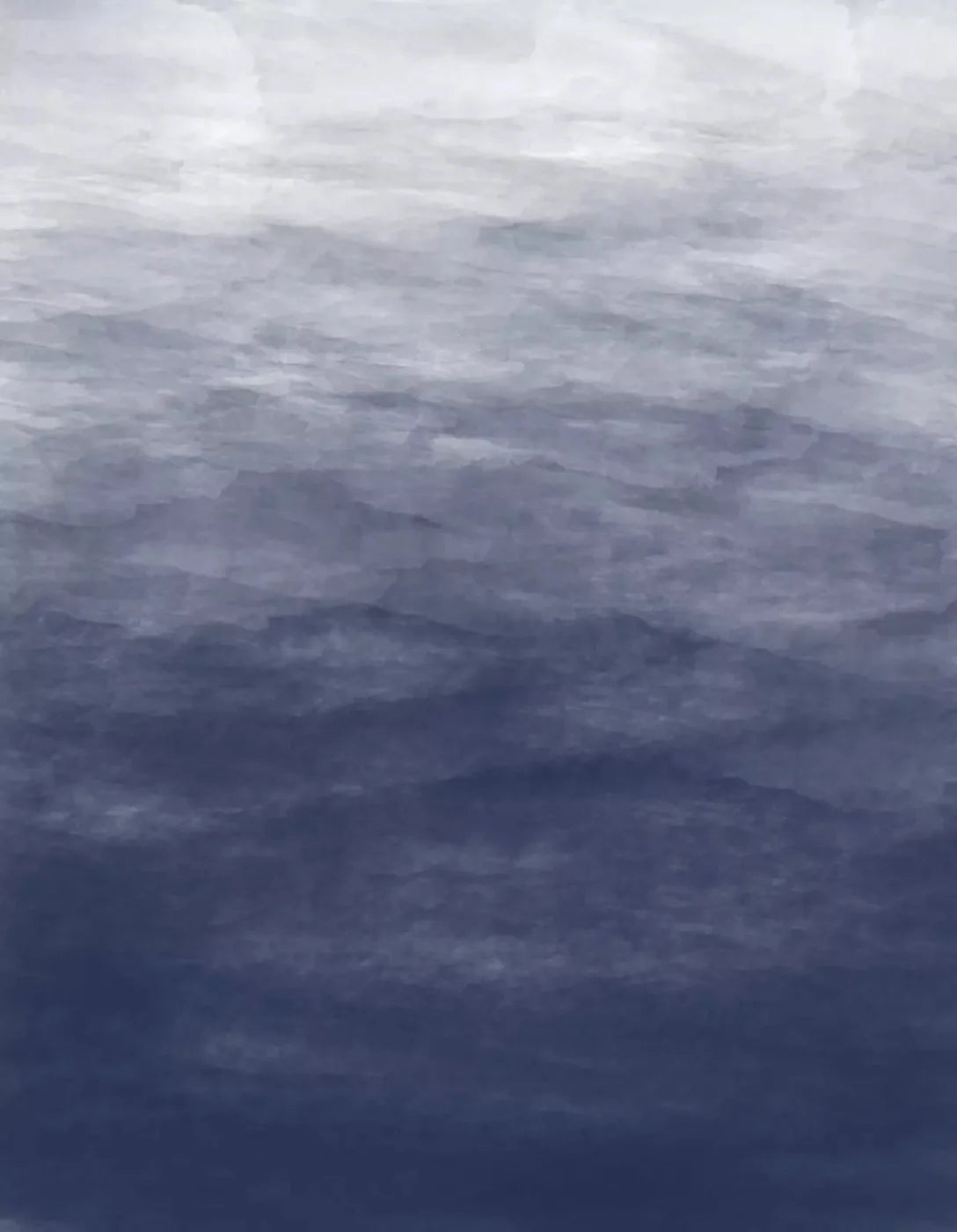 Watercolor In Navy 6X8 Fleece ( 72 X 96 Inch ) Backdrop