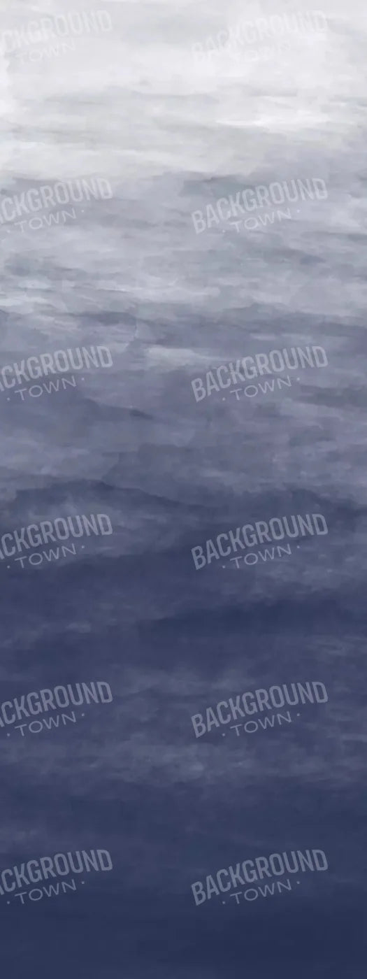 Watercolor In Navy 8X20 Ultracloth ( 96 X 240 Inch ) Backdrop