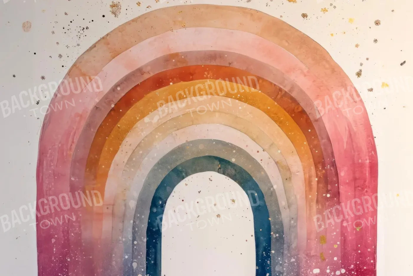 Watercolor Rainbow 12’x8’ UltraCloth (144 x 96 inch) Backdrop