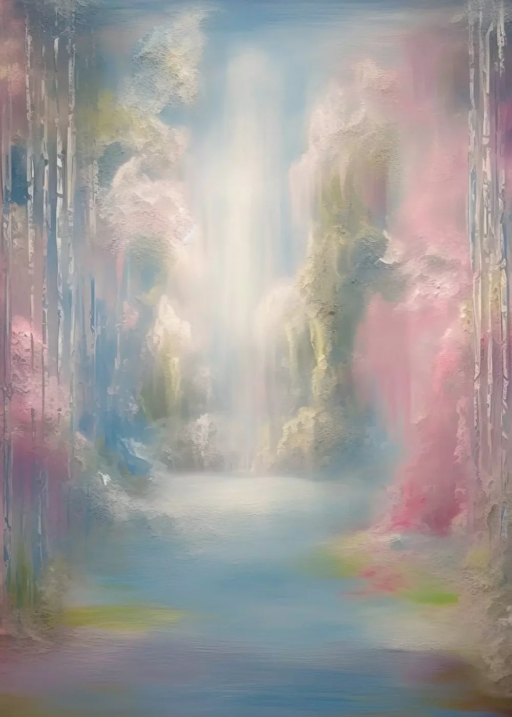 Waterfall Dream 5X7 Ultracloth ( 60 X 84 Inch ) Backdrop