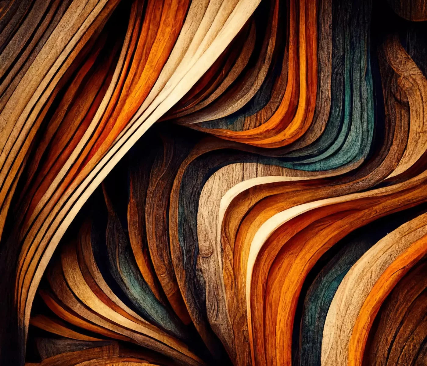 Wavy Wood 12X10 Ultracloth ( 144 X 120 Inch ) Backdrop