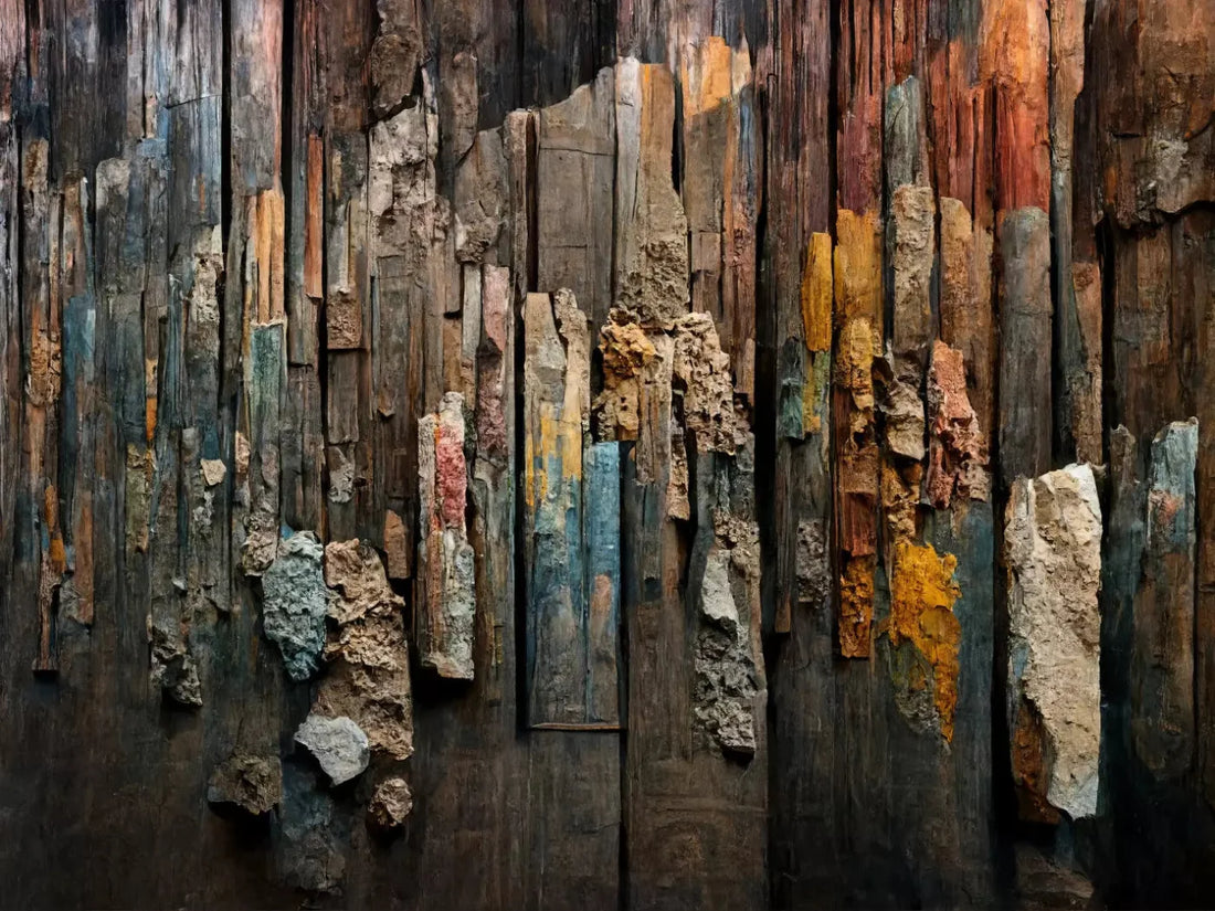 Weathered 1 68X5 Fleece ( 80 X 60 Inch ) Backdrop