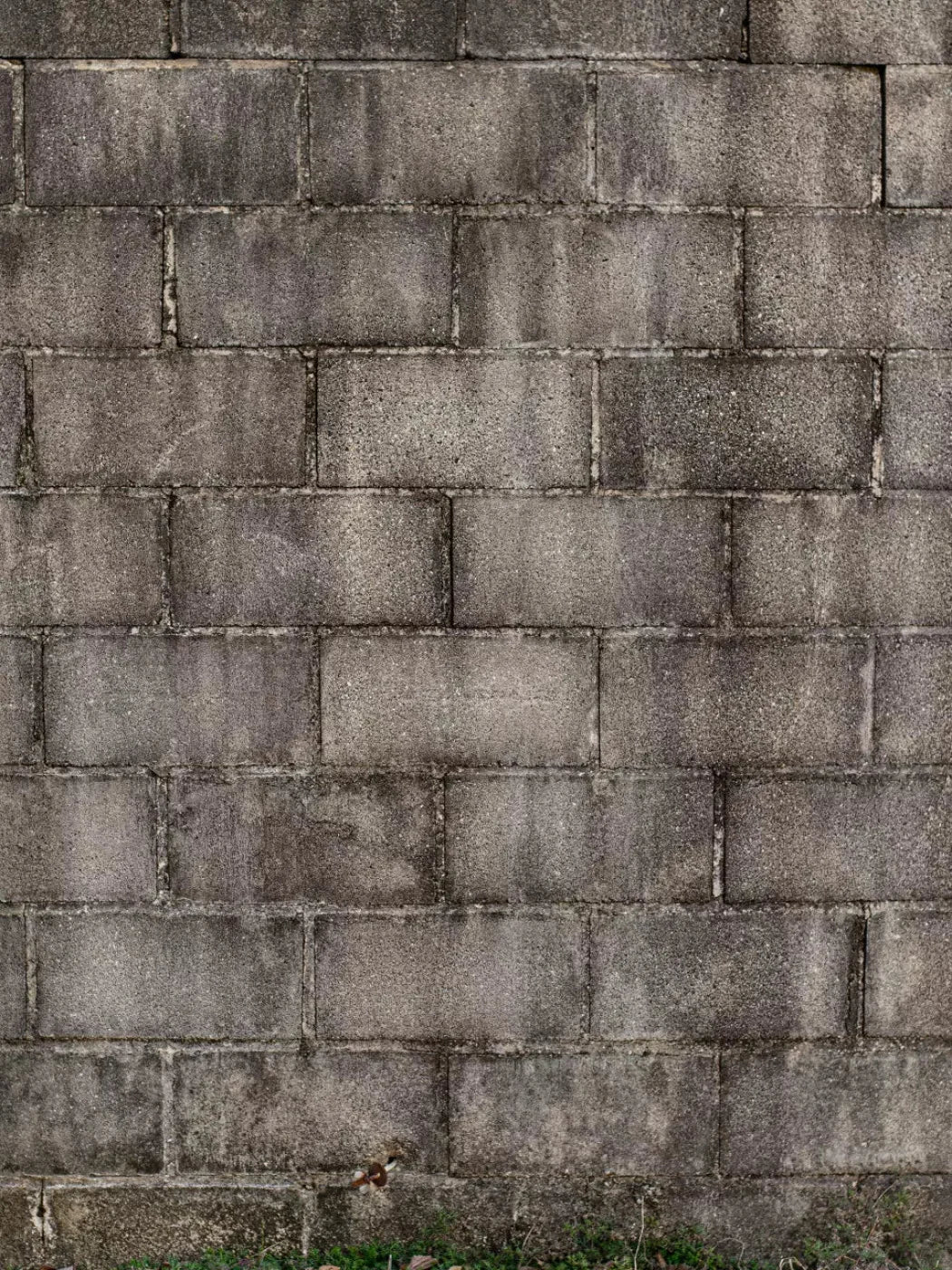 Weathered Cinderblock Wall 5X7 Ultracloth ( 60 X 84 Inch ) Backdrop