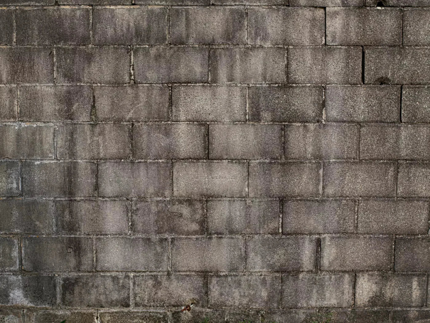 Weathered Cinderblock Wall 68X5 Fleece ( 80 X 60 Inch ) Backdrop