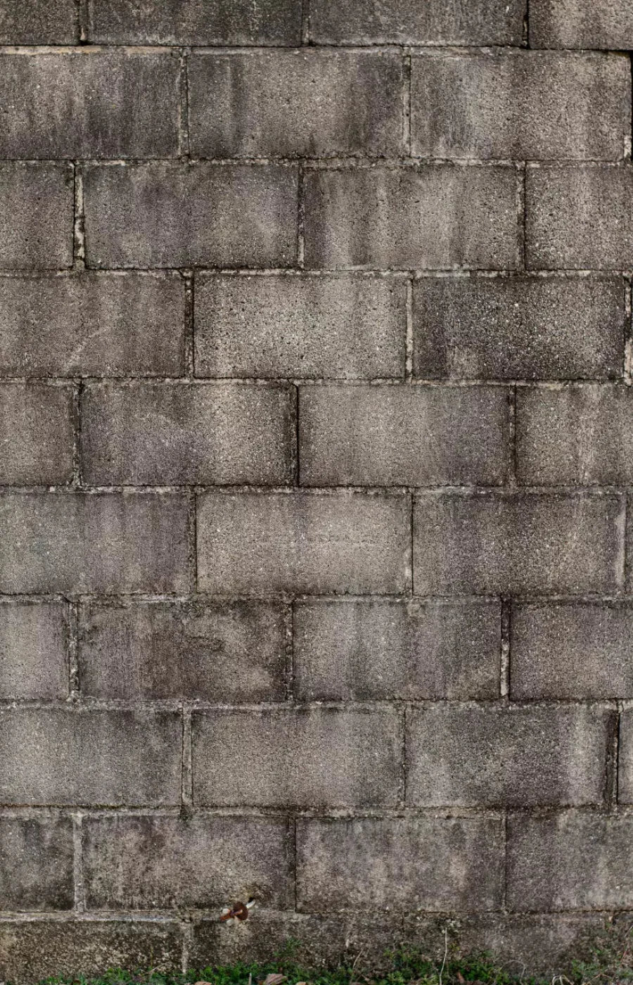 Weathered Cinderblock Wall 8X12 Ultracloth ( 96 X 144 Inch ) Backdrop