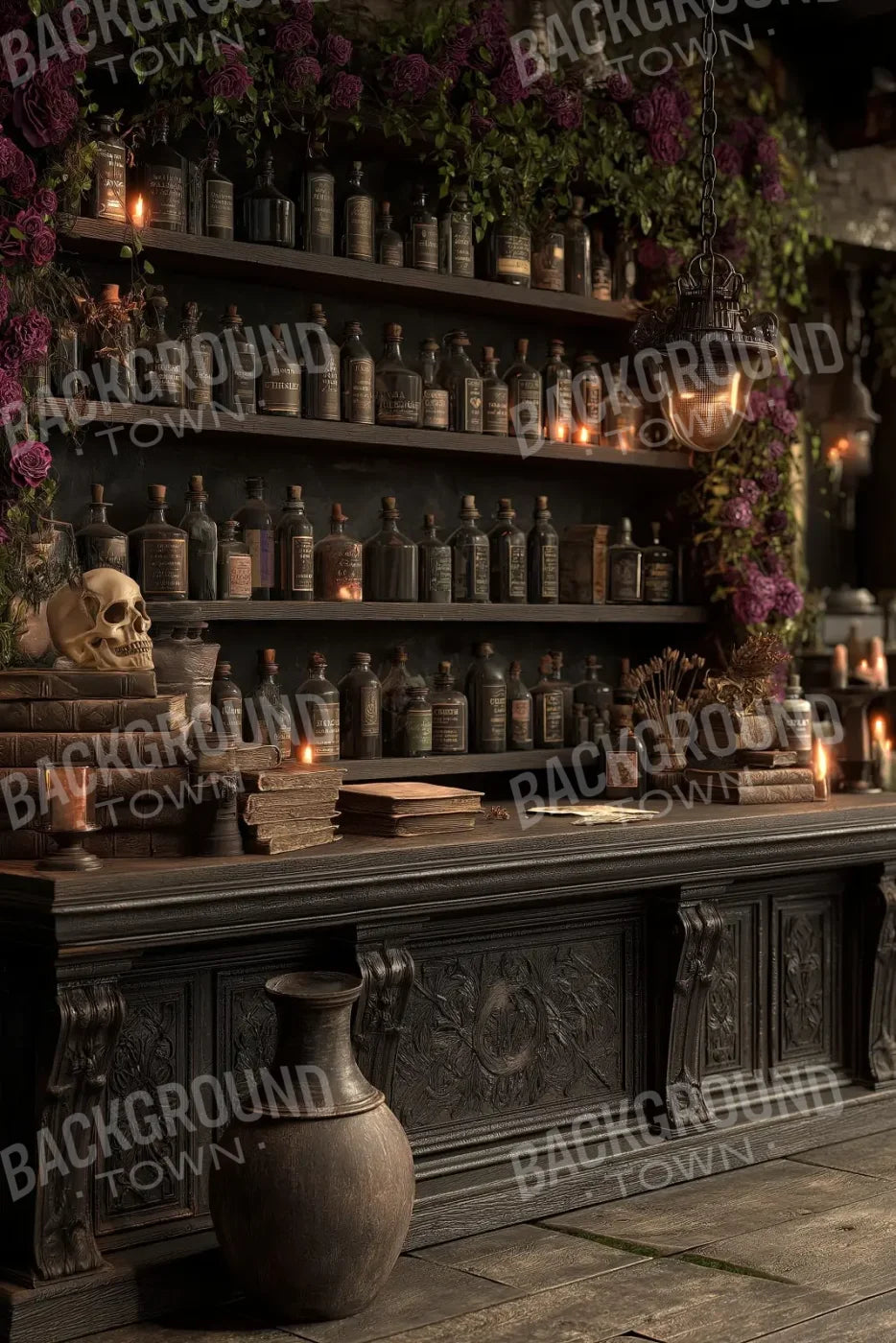 Welcome To The Apothecary 8’x12’ UltraCloth (96 x 144 inch) Backdrop