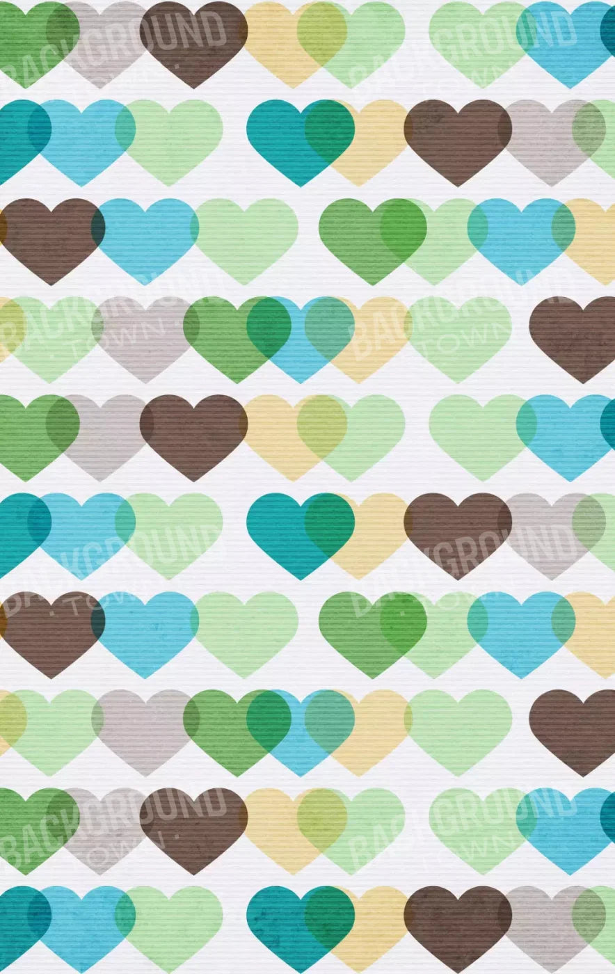 When Hearts Collide 10X16 Ultracloth ( 120 X 192 Inch ) Backdrop