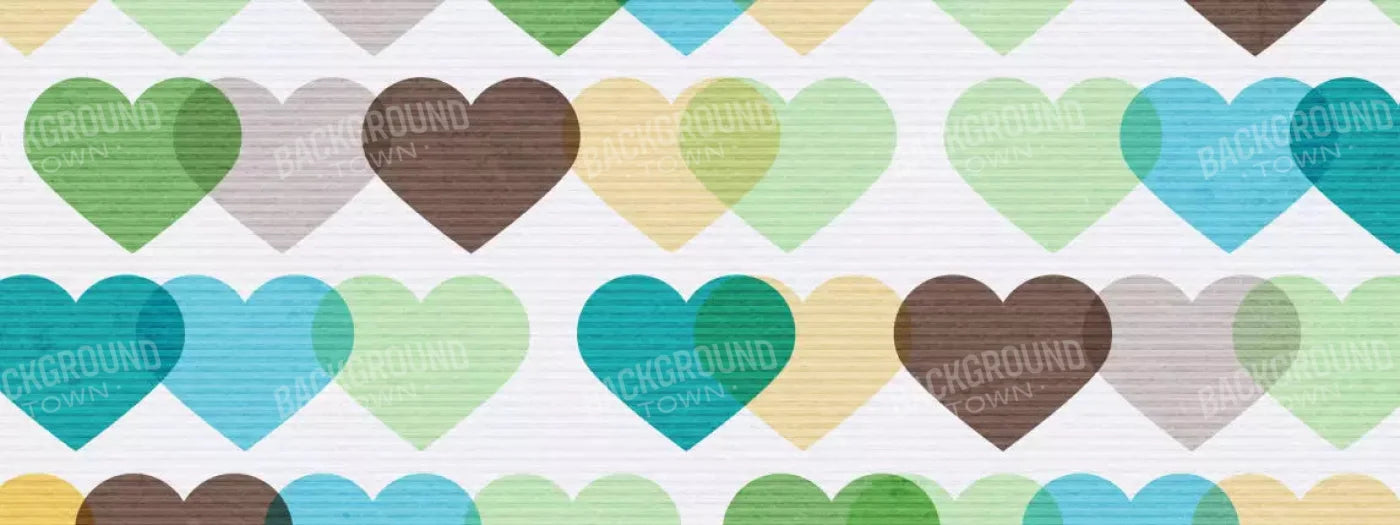 When Hearts Collide 20X8 Ultracloth ( 240 X 96 Inch ) Backdrop