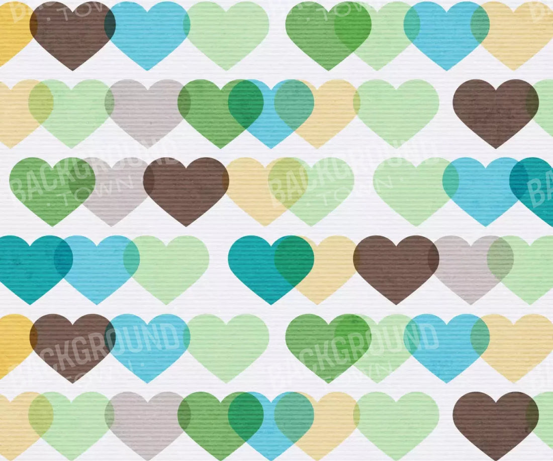 When Hearts Collide 5X42 Fleece ( 60 X 50 Inch ) Backdrop