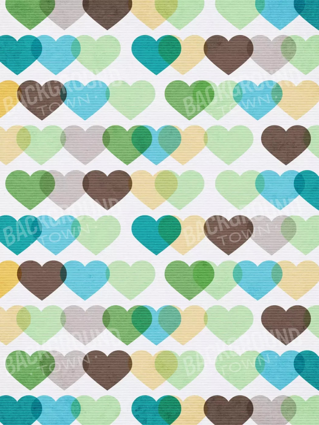 When Hearts Collide 5X7 Ultracloth ( 60 X 84 Inch ) Backdrop