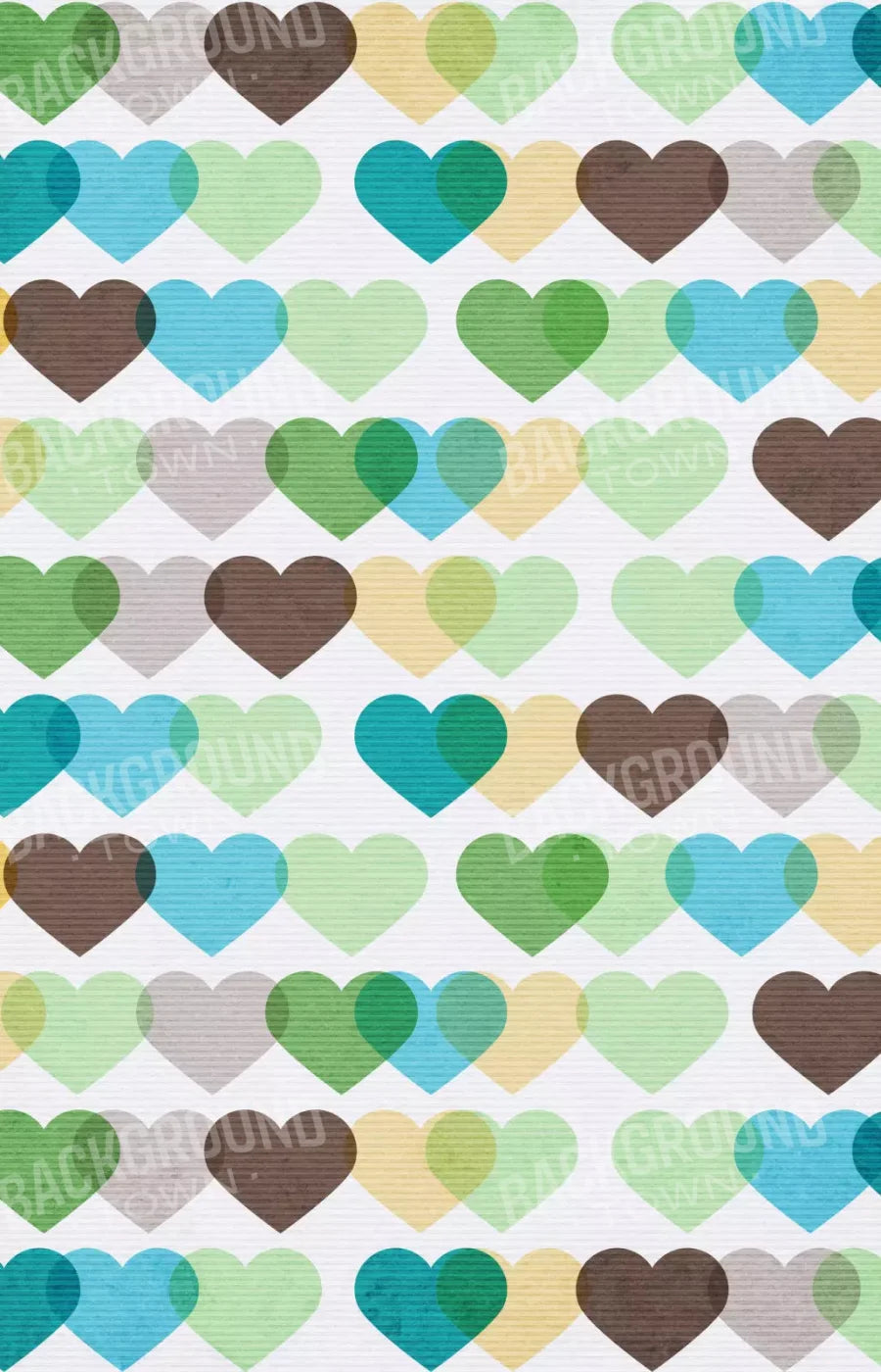 When Hearts Collide 8X12 Ultracloth ( 96 X 144 Inch ) Backdrop