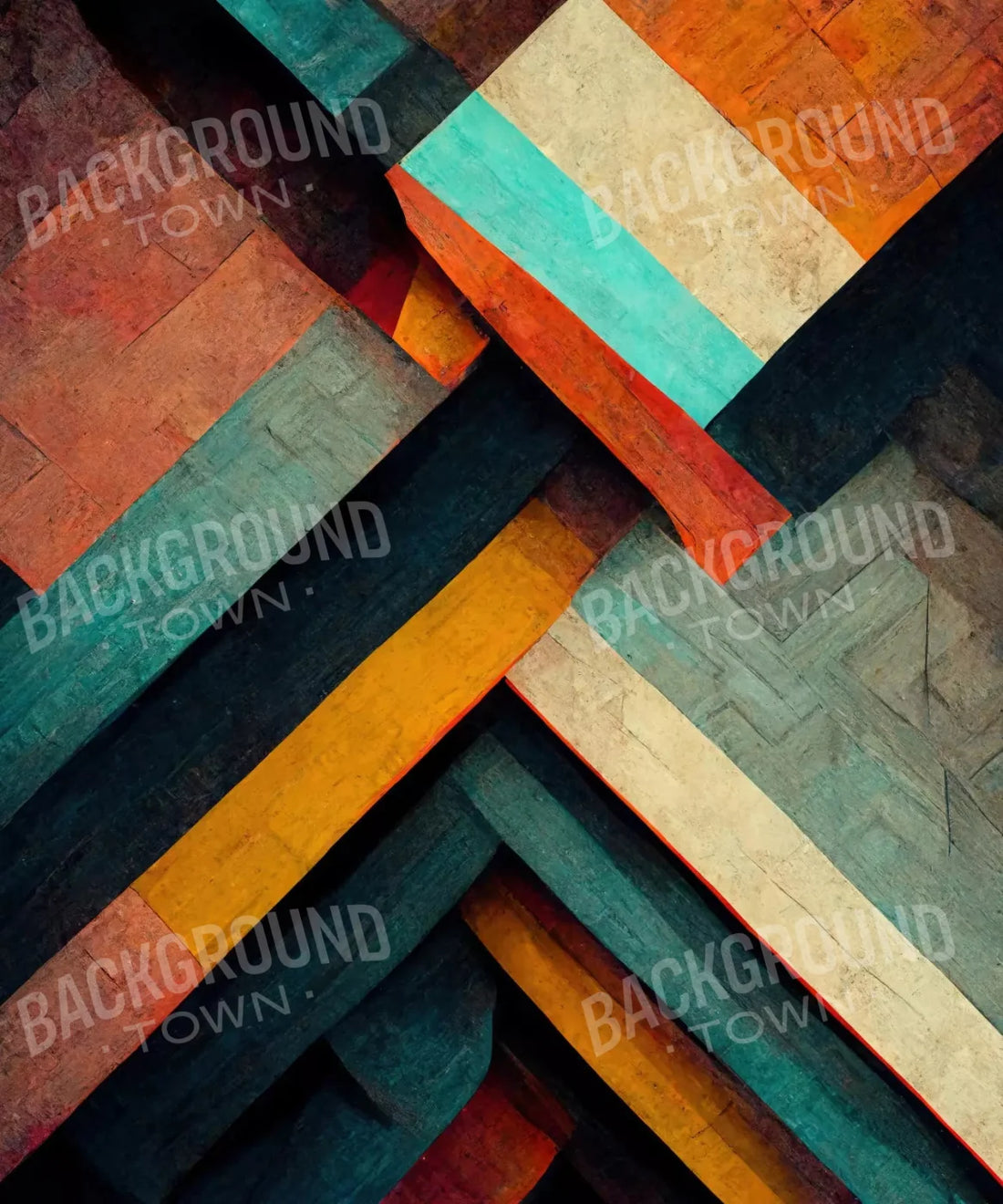 Multi-Color Pattern Backdrop for Photography