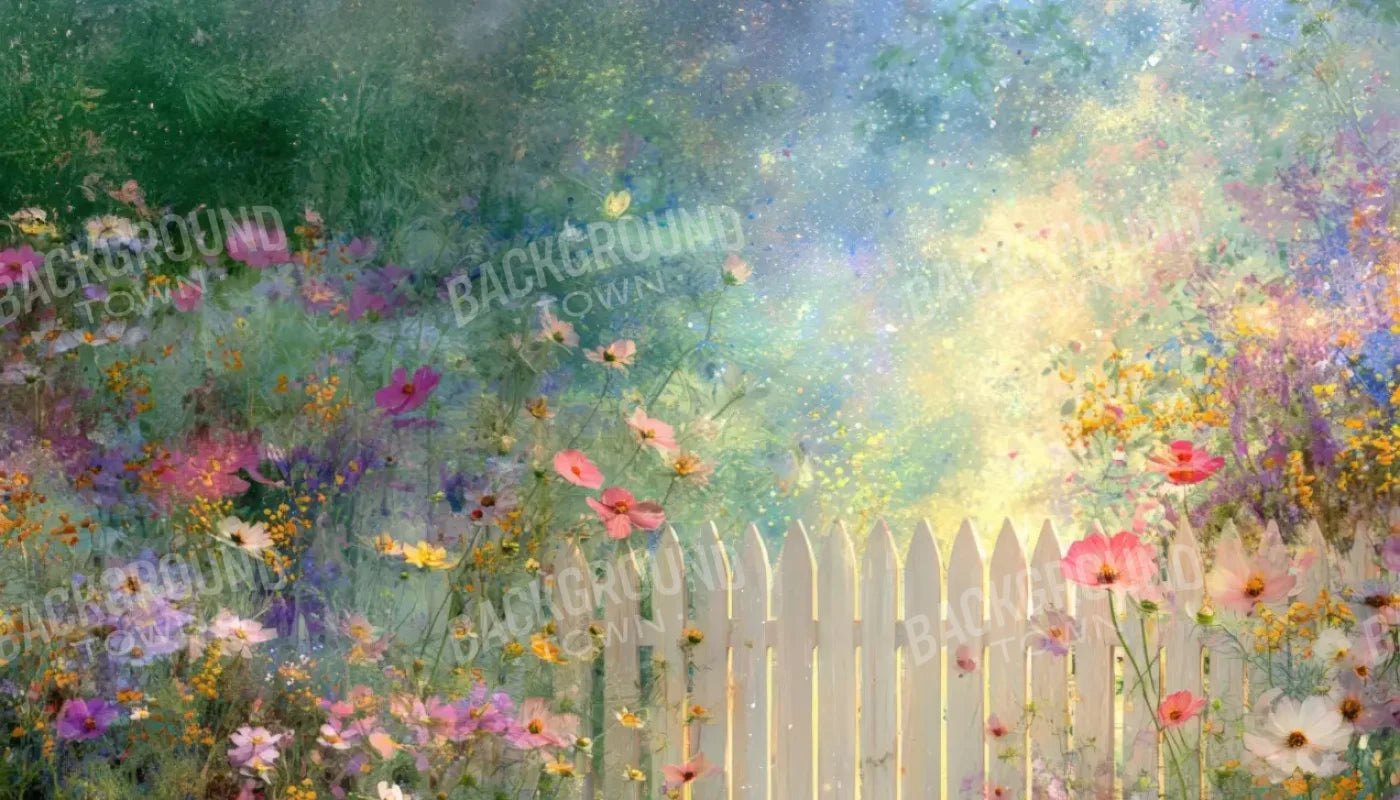 Whimsical Garden 14’x8’ UltraCloth (168 x 96 inch) Backdrop
