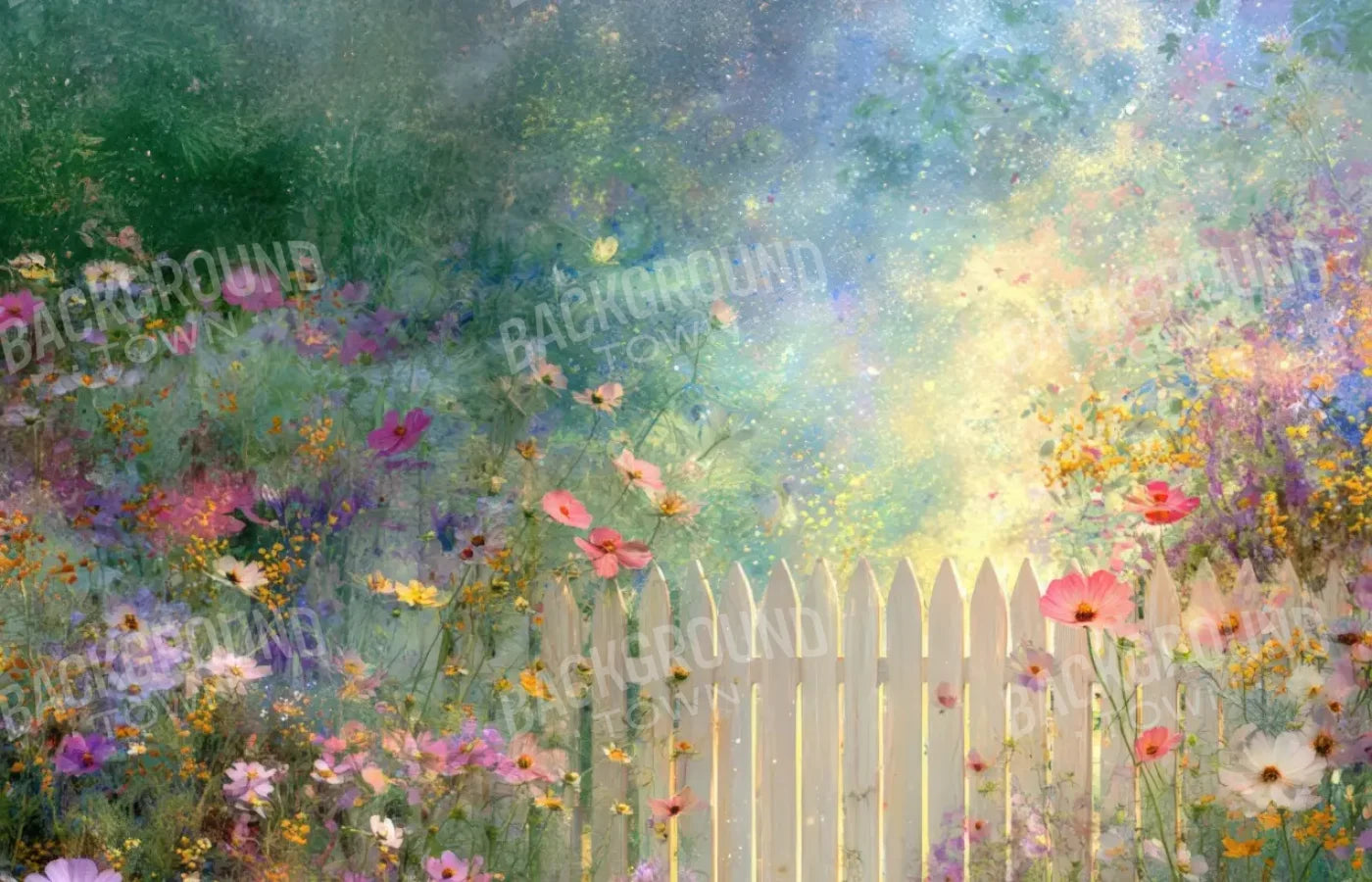 Whimsical Garden 14’x9’ UltraCloth (168 x 108 inch) Backdrop