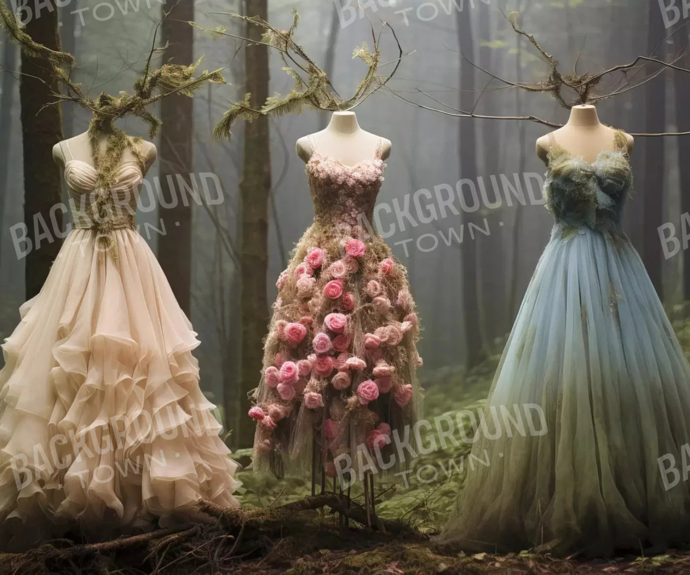 Multi-Color Spring Backdrop for Photography