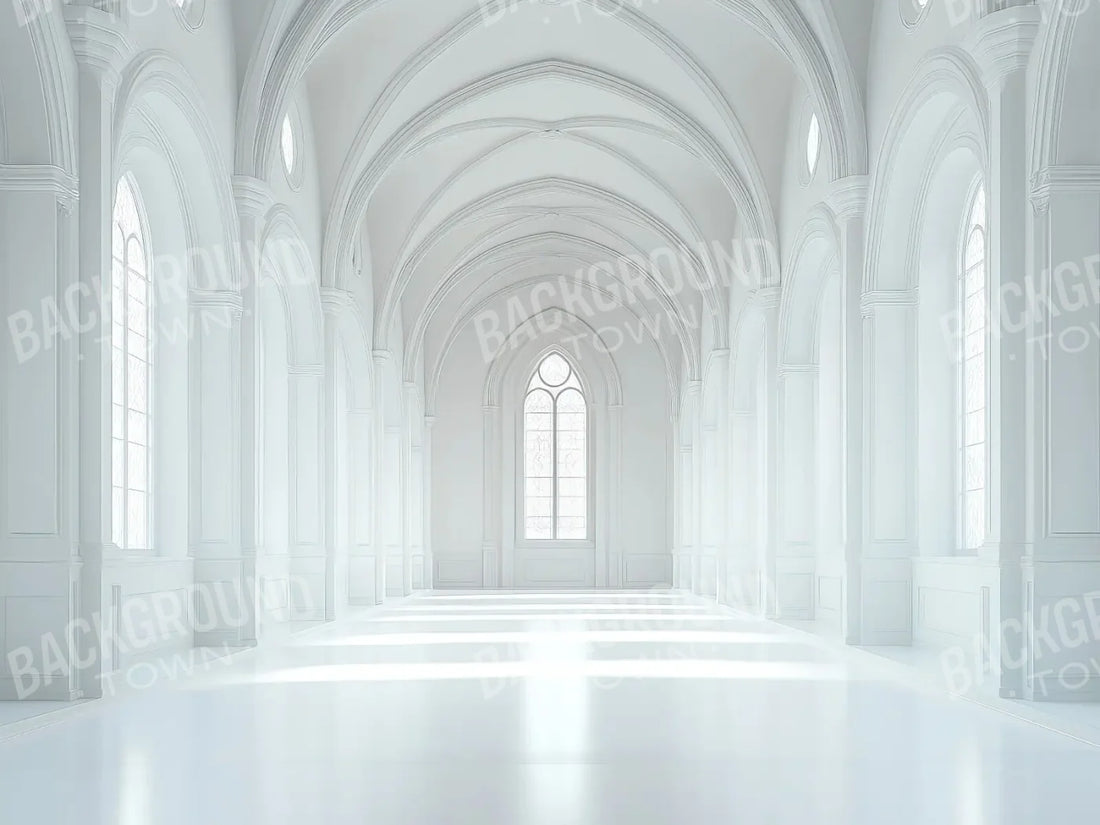 White Castle 6’8x5’ Fleece (80 x 60 inch) Backdrop