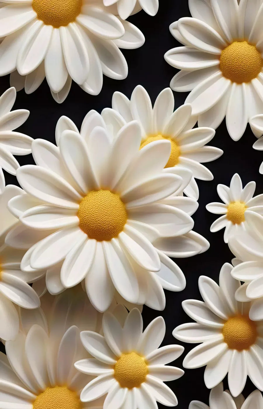 White Daisy Ii 9X14 Ultracloth ( 108 X 168 Inch ) Backdrop