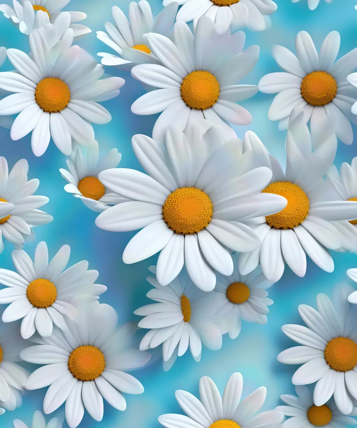 White Daisy Iii 10X12 Ultracloth ( 120 X 144 Inch ) Backdrop