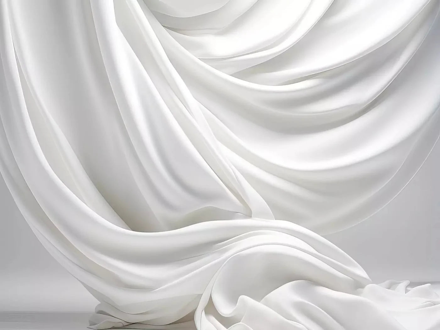 Flowing Silk Drop 10X8 Fleece ( 120 X 96 Inch ) Backdrop