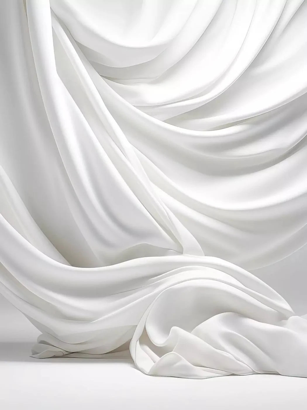 Flowing Silk Drop 8X10 Fleece ( 96 X 120 Inch ) Backdrop