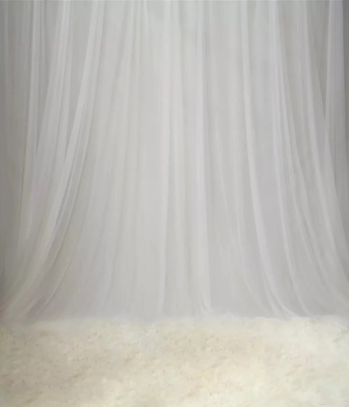White Sheers 10X12 Ultracloth ( 120 X 144 Inch ) Backdrop