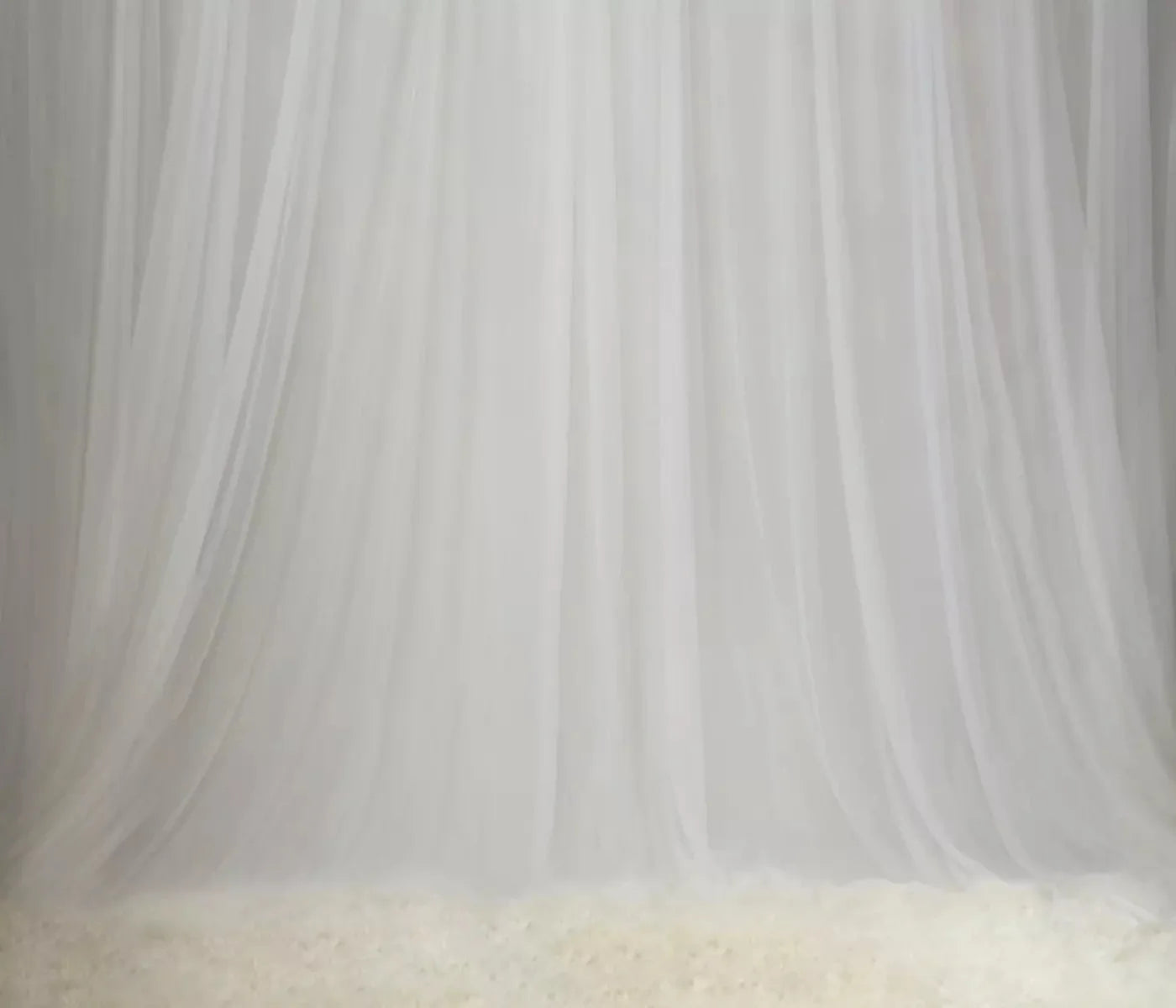 White Sheers 12X10 Ultracloth ( 144 X 120 Inch ) Backdrop