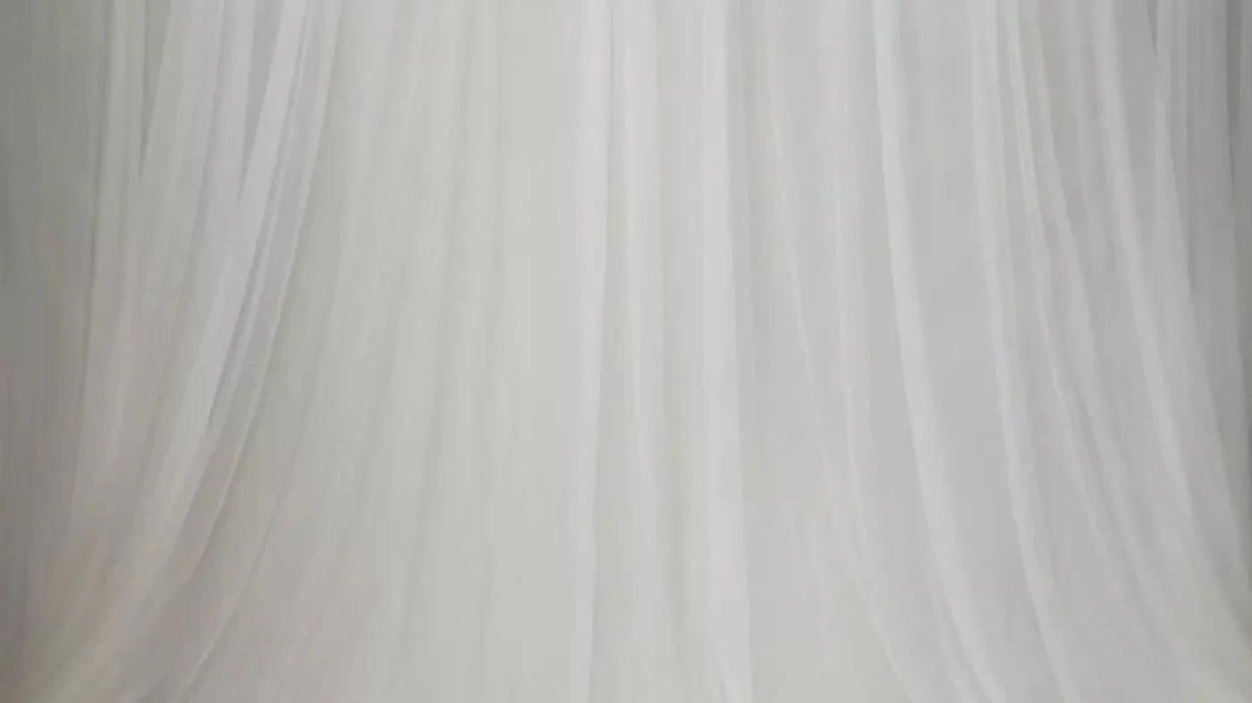 White Sheers 14X8 Ultracloth ( 168 X 96 Inch ) Backdrop