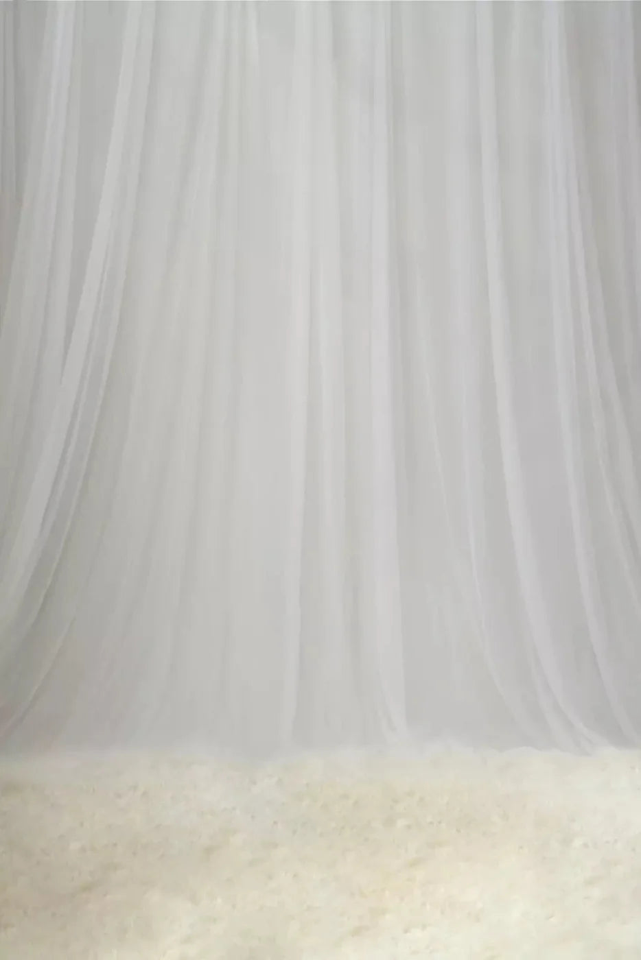 White Sheers 5X8 Ultracloth ( 60 X 96 Inch ) Backdrop