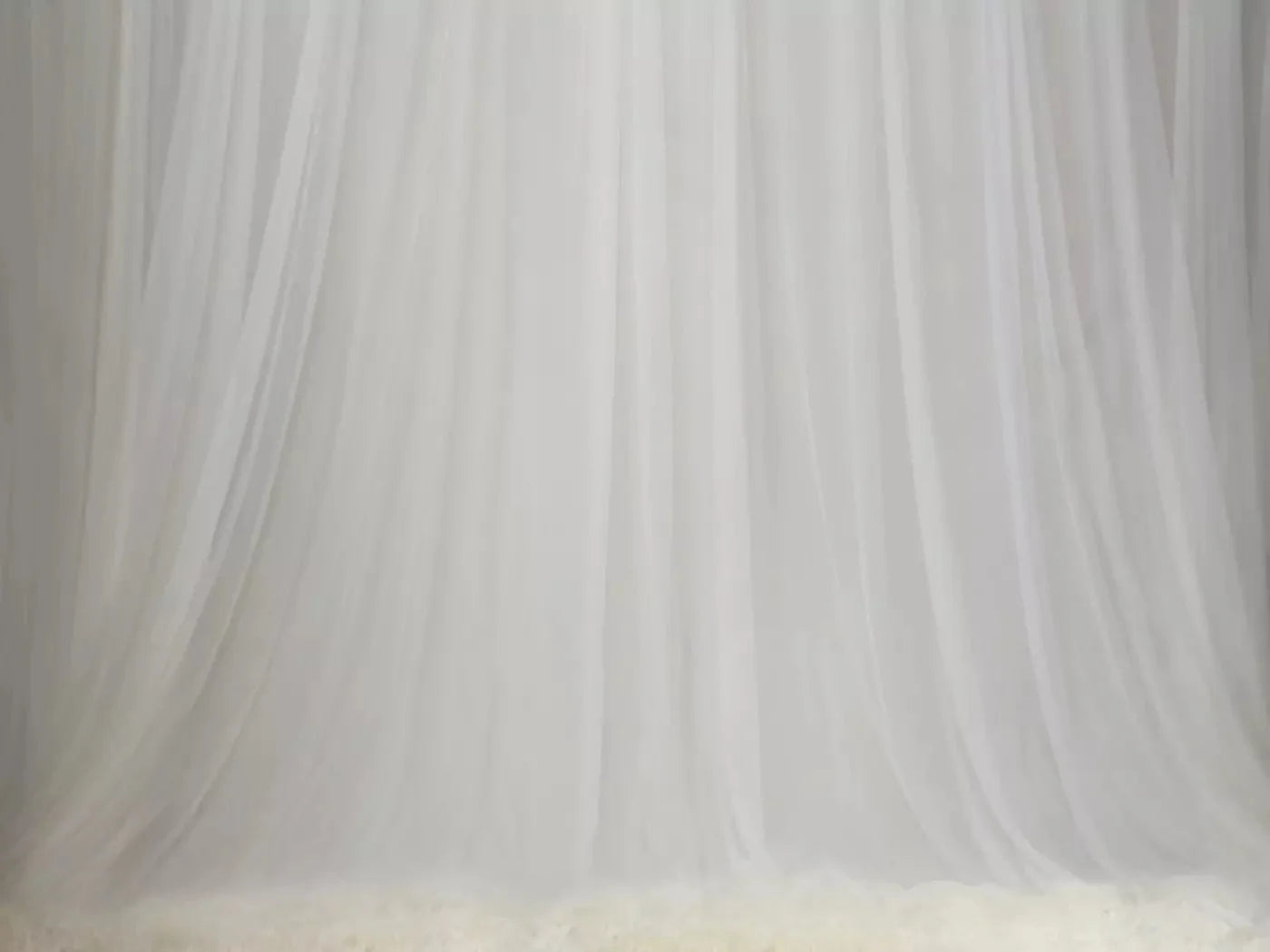White Sheers 7X5 Ultracloth ( 84 X 60 Inch ) Backdrop