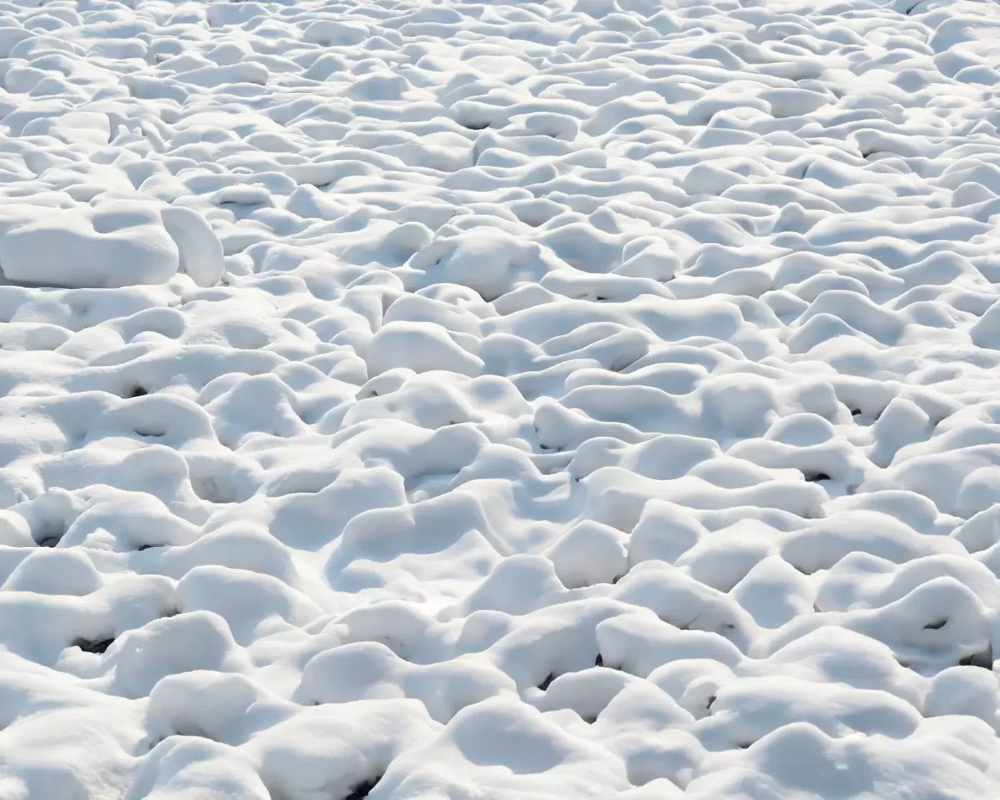 White Snow Mounds 5’X4’ Rubbermat Floor (60 X 48 Inch) Backdrop