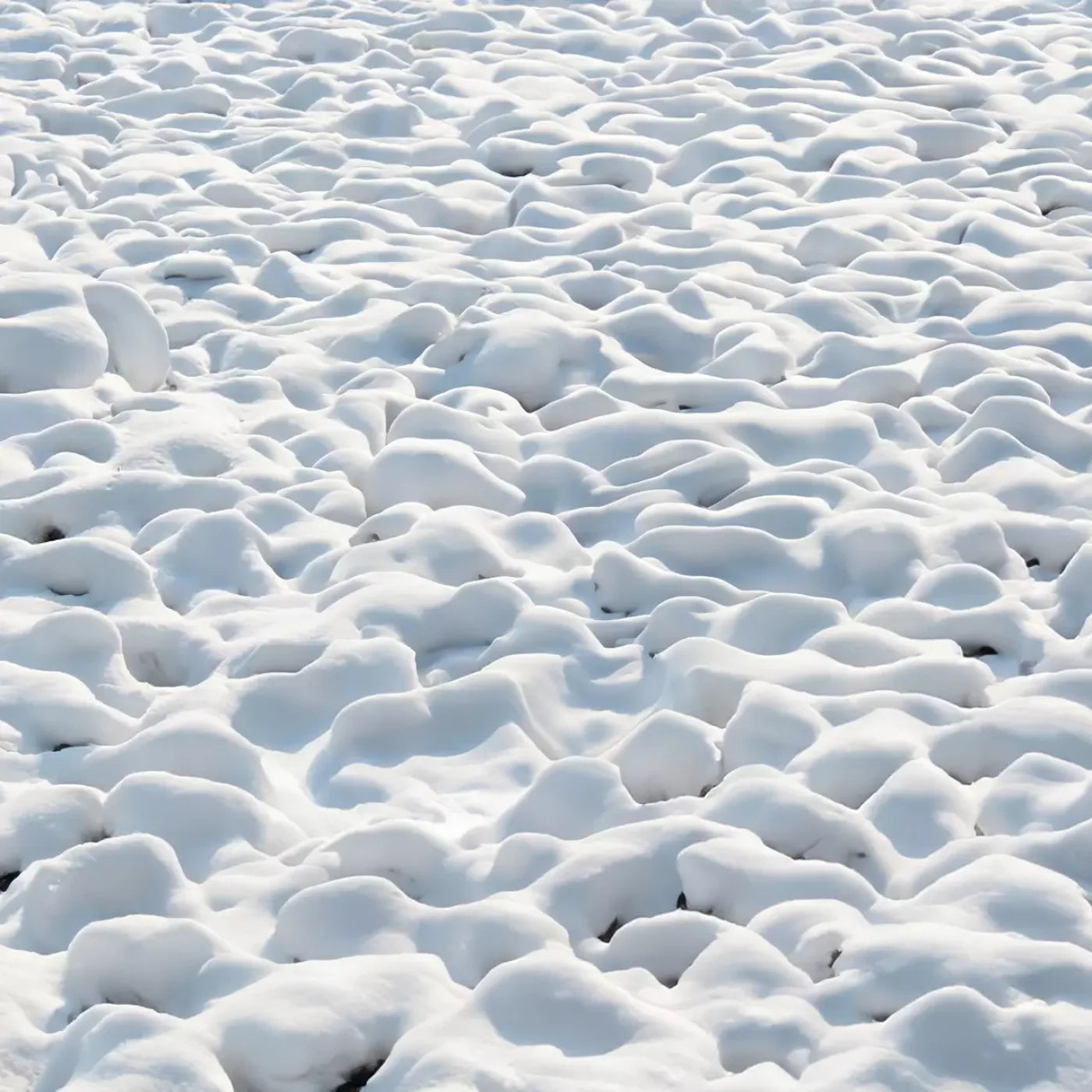 White Snow Mounds 8’X8’ Rubbermat Floor (96 X Inch) Backdrop